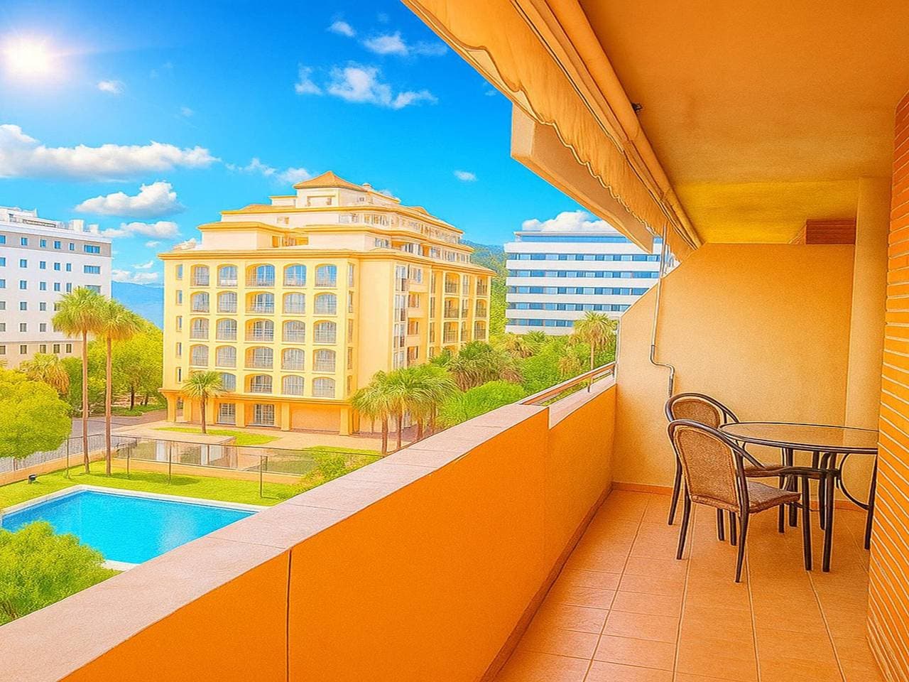 Foto 10 von 25: Helle Wohnung in Estepona mit Balkon und privatem Parkplatz