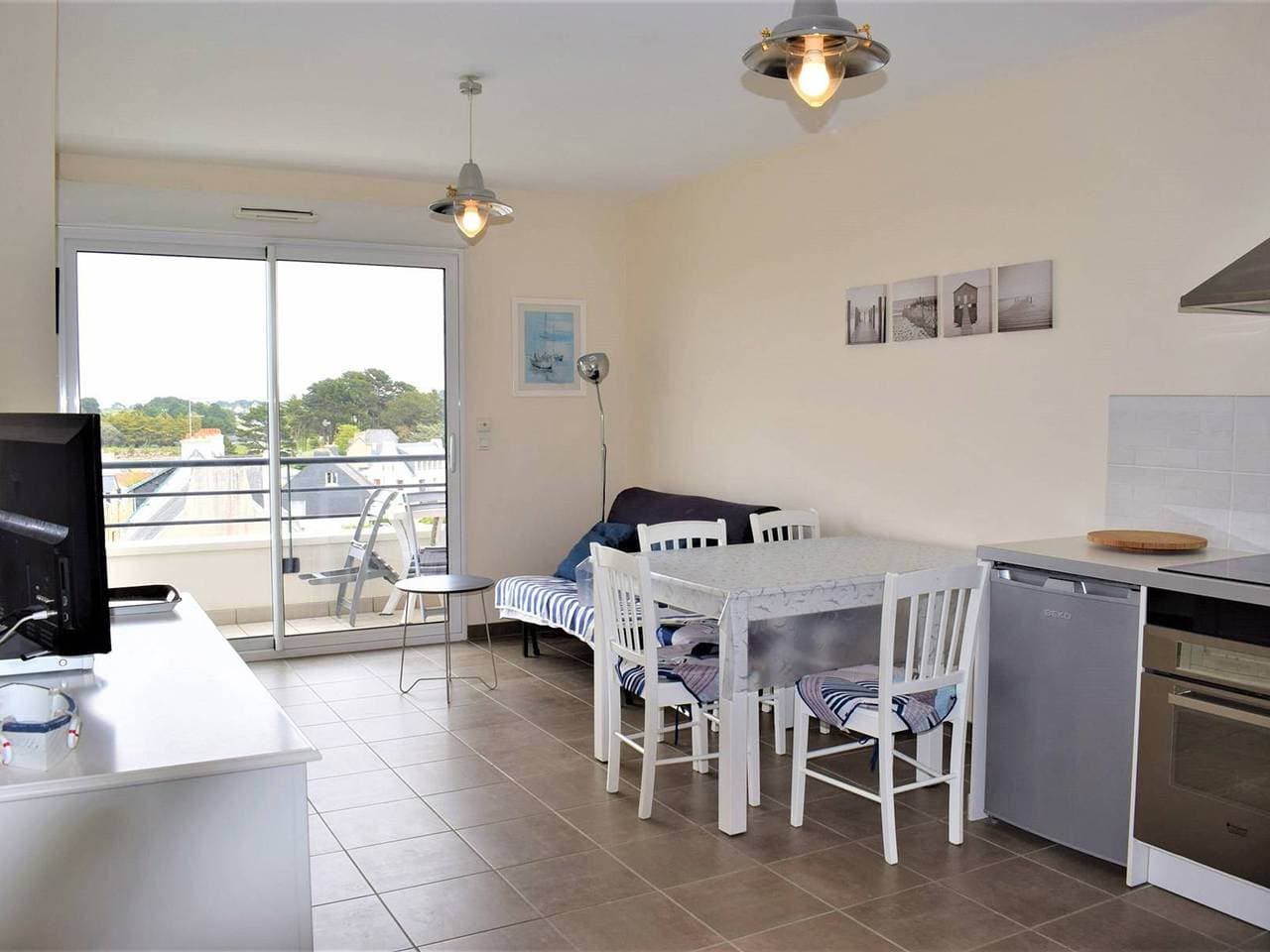 Foto 6 von 11: 3*-Wohnung mit Aufzug, Balkon und Privatparkplatz in Trégastel