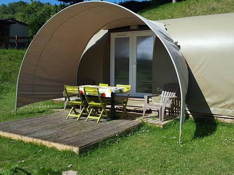 Foto 7 von 88: Camping Le Mont Joli Bois - Bungalowzelt 4 personen - Coco Sweet, ohne sanitäre Einrichtungen