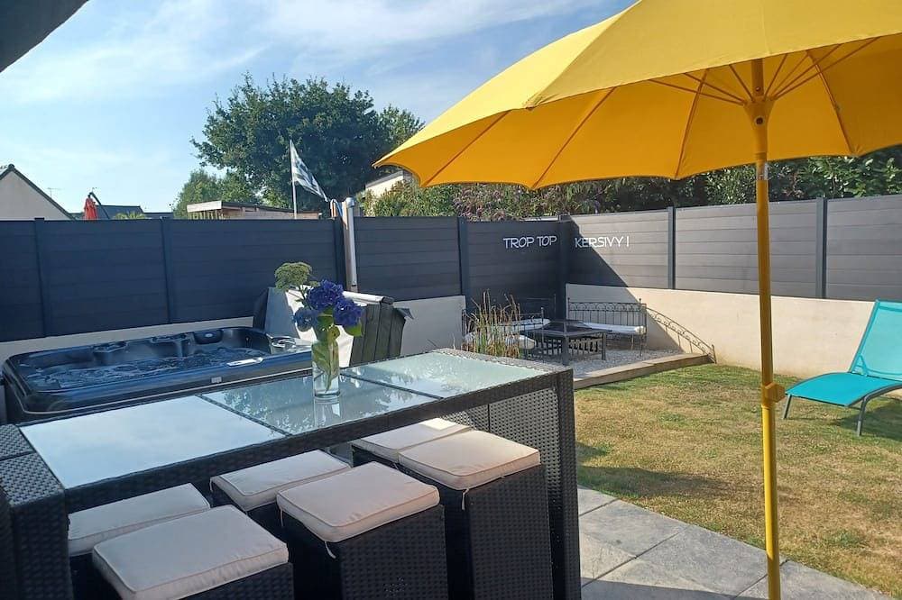 Cottage mit einem privaten Spa 5 Minuten von den weißen Sandstränden entfernt 1
