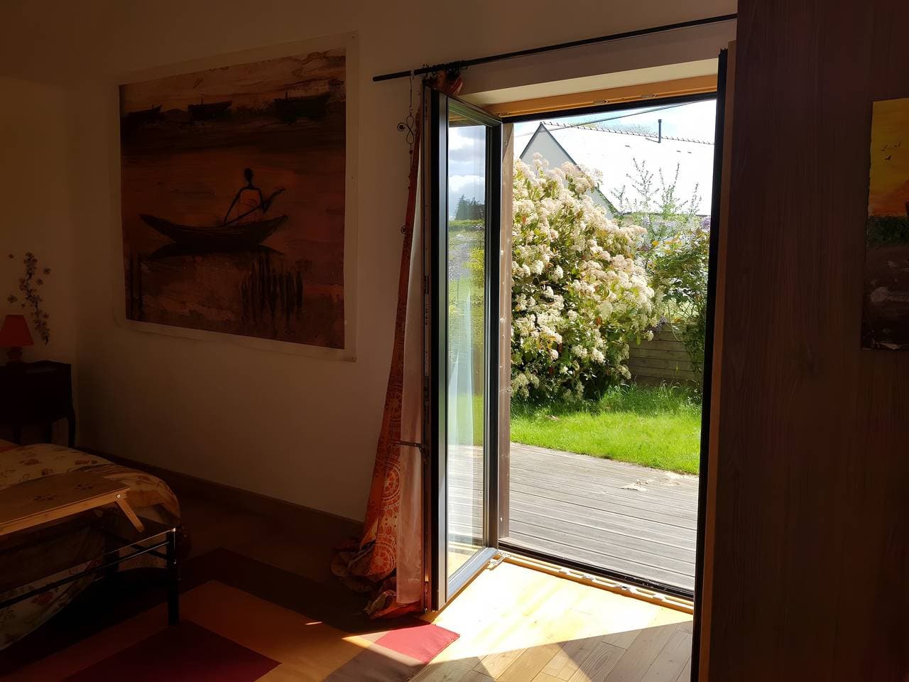 Foto 3 von 11: Apartment 'Au P'tit Venton – Ökologisch' mit privater Terrasse, Garten und WLAN