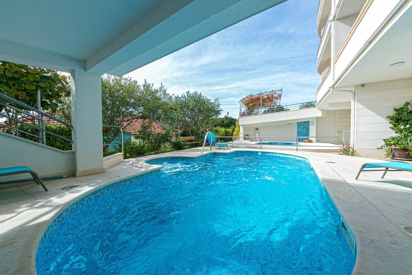 Foto 7 von 22: Studio Appartement mit Terrasse und Meerblick Brela, Makarska As-20066-a