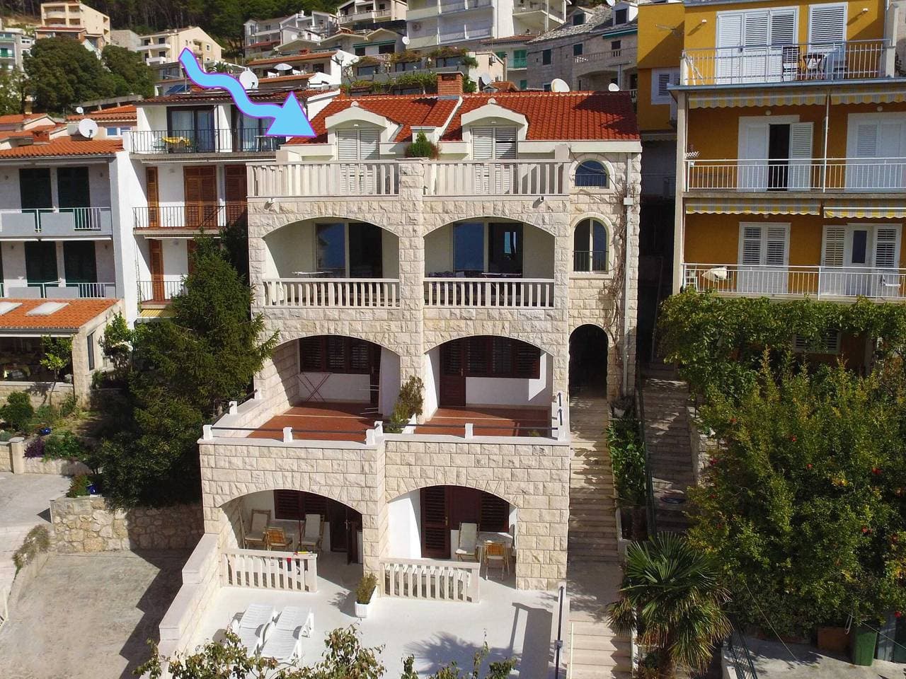 Foto 9 von 11: Apartments & Room Vesna - Superior Studio Apartment with Terrace and Sea View