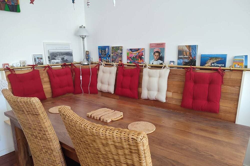 Foto 11 von 15: Beautiful sea view duplex in a residence facing the Coz beach in Tregastel