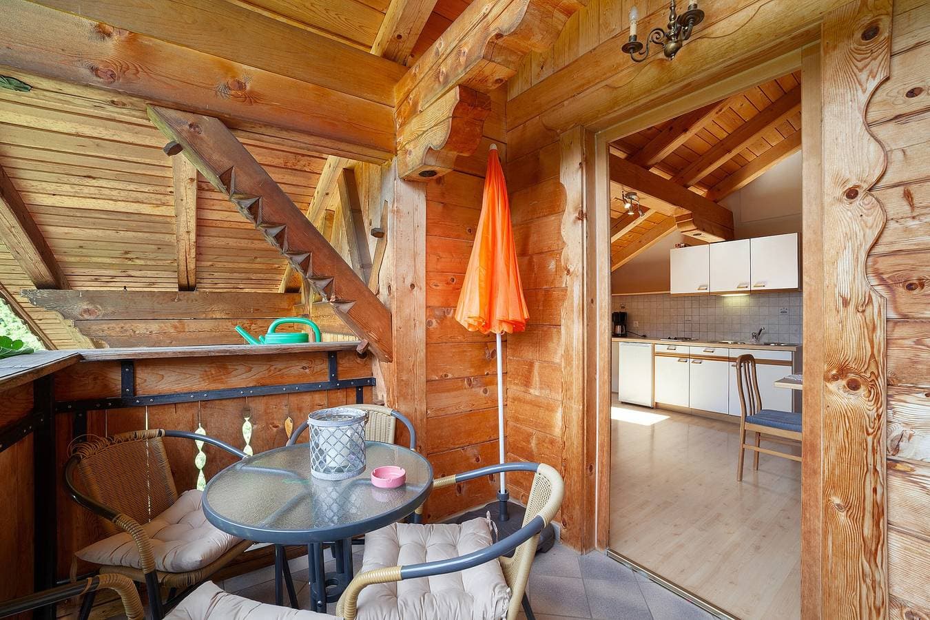 Foto 5 von 25: Ferienwohnung 'B' mit Bergblick, Balkon und WLAN