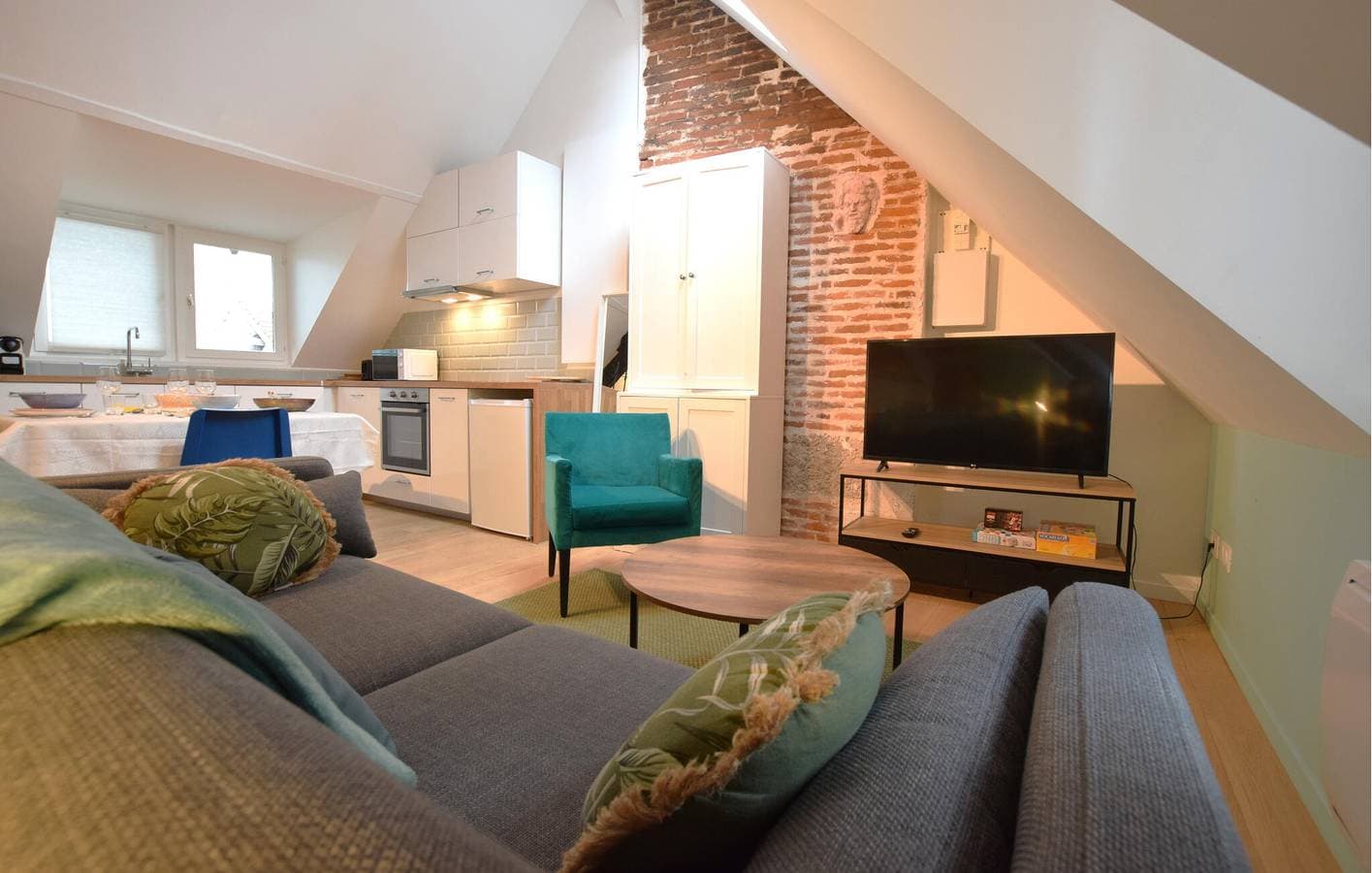 Foto 2 von 33: Gemütliche Wohnung in Honfleur: TV, WiFi, Parkplatz