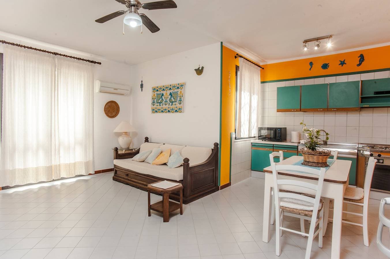 Foto 4 von 23: Apartment Piccola casa Marina in Strandnähe mit Klimaanlage und Garten