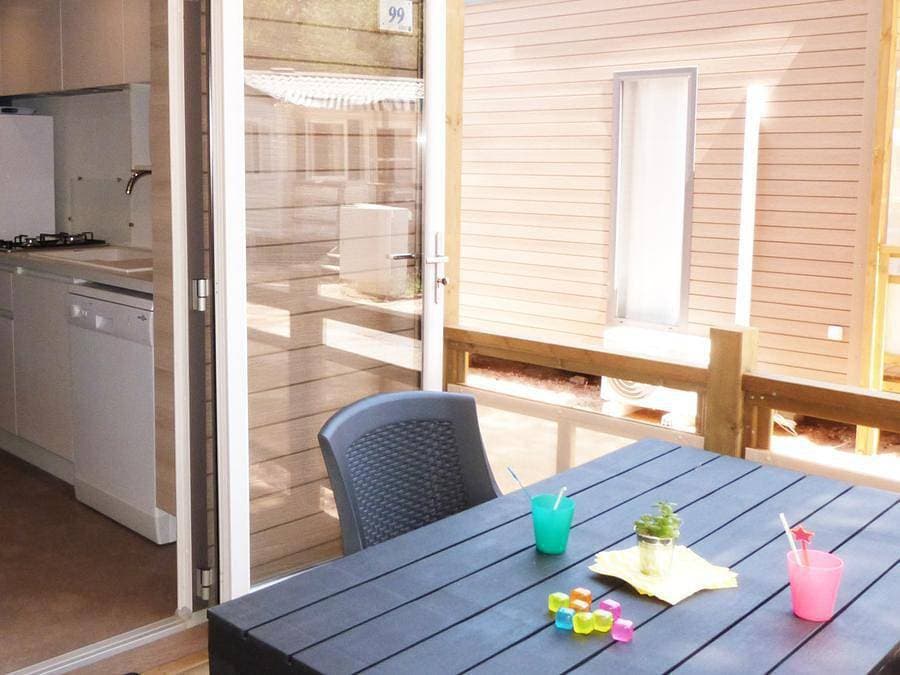 Foto 11 von 40: Camping Tikayan le Méditerranée - Mobilheim 2 personen - Tennessy Komfort