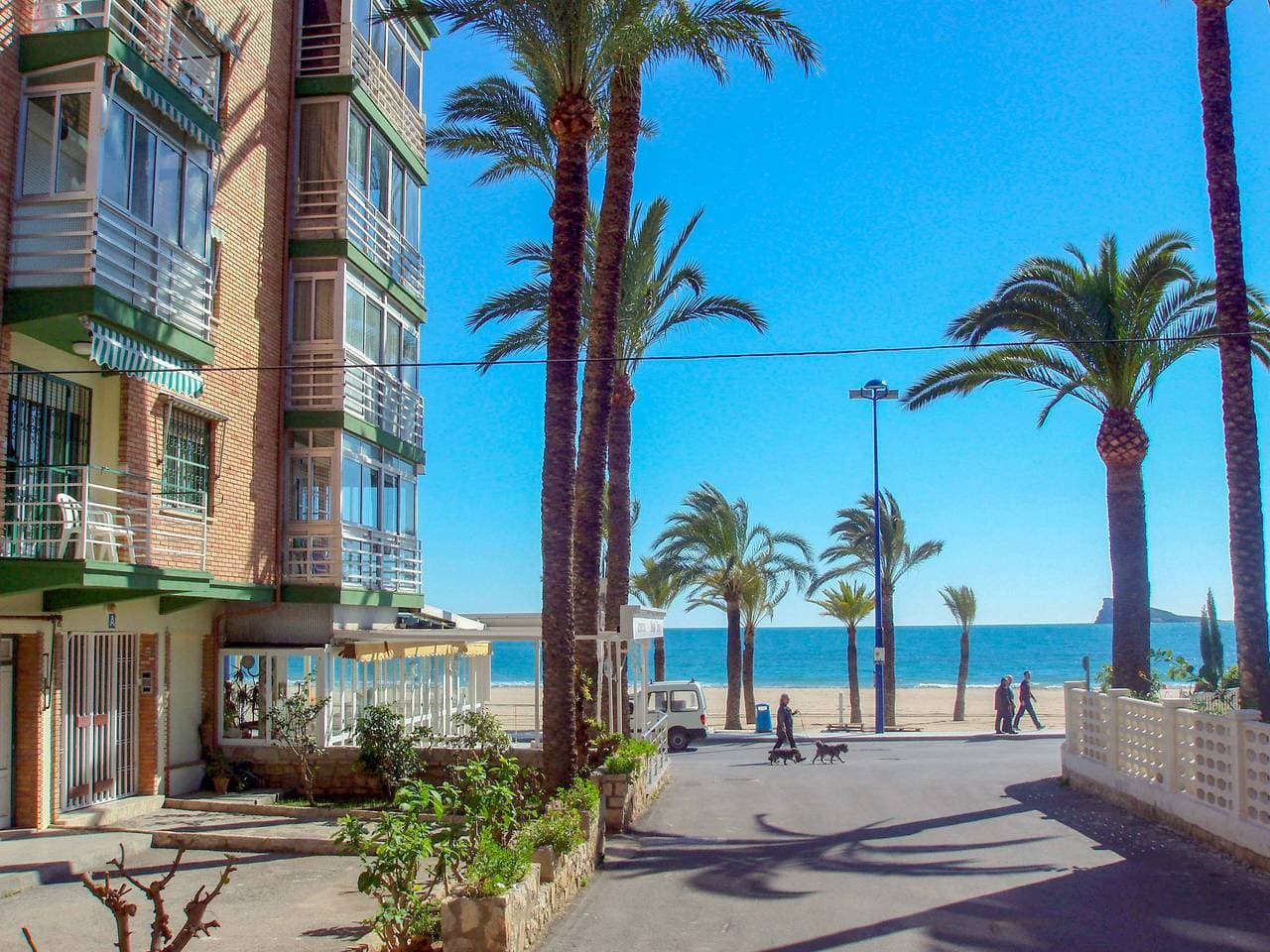 Playa Poniente: Gemütliches, einfaches Appartementhaus Turia Playa 1