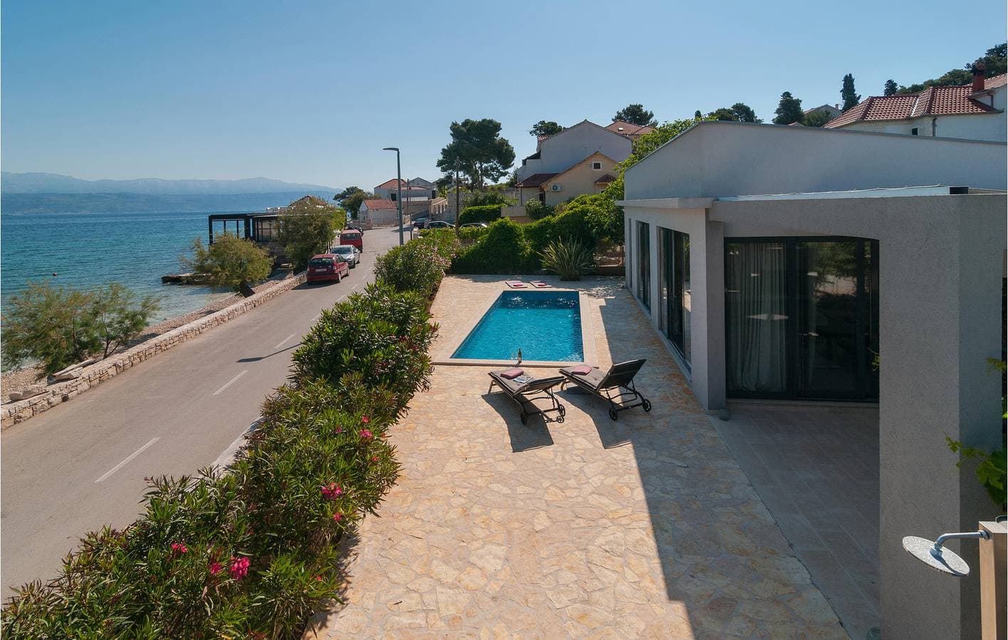 Foto 10 von 33: Gemütliche Ferienwohnung mit Meerblick, Pool und Terrasse, 400 m vom Strand entfernt