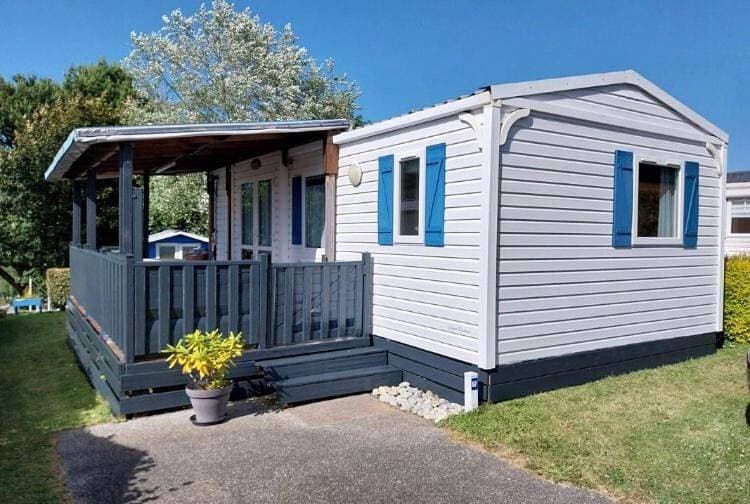 600m de la plage - Mobilhome Loka 4 personnes camping Goelands 3 étoiles 1