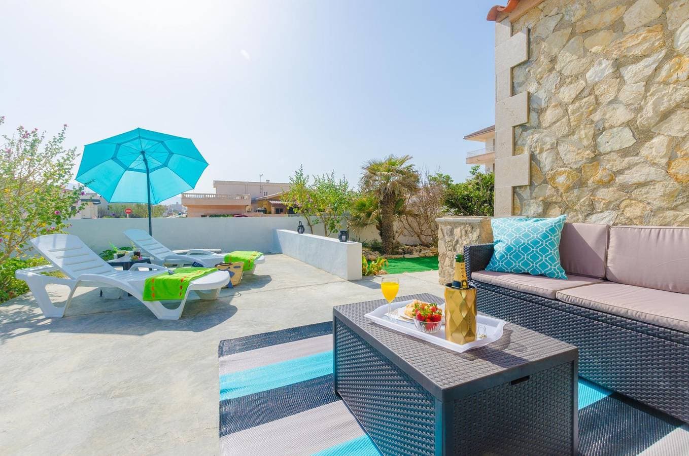 Foto 6 von 56: Porta De La Mar - Ferienhaus mit Meerblick in Son Serra de Marina. WiFi gratis