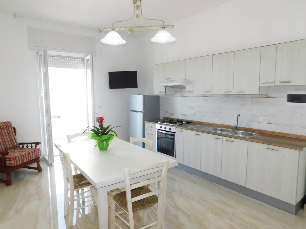 Foto 6 von 22: Zentrales Apartment am Ionischen Meer mit Balkon, Meerblick und Klimaanlage