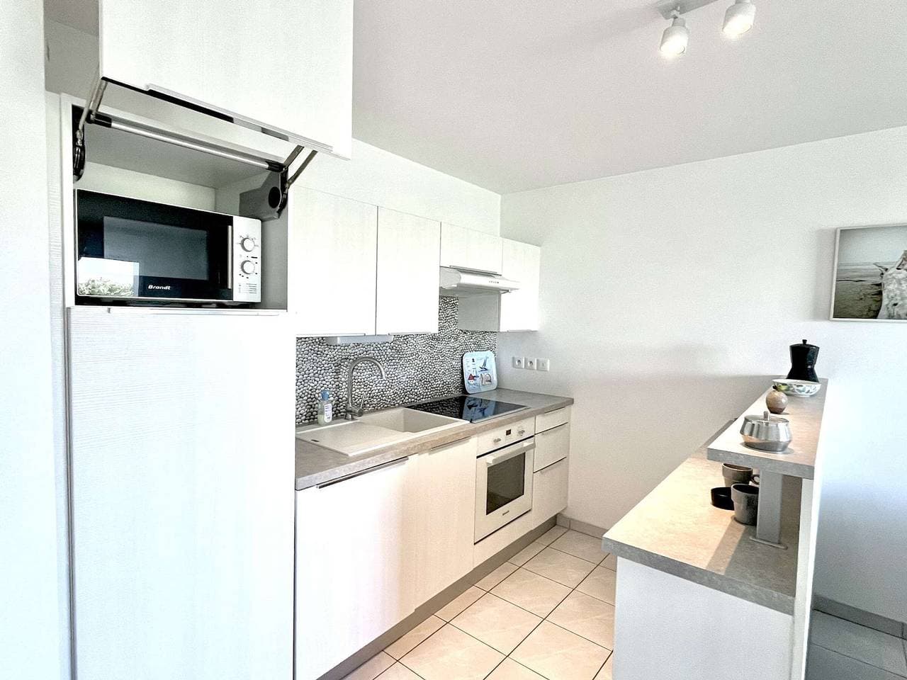 Foto 5 von 17: Modernes 2-Zimmer-Apartment mit Meerblick und Parkplatz in Étel
