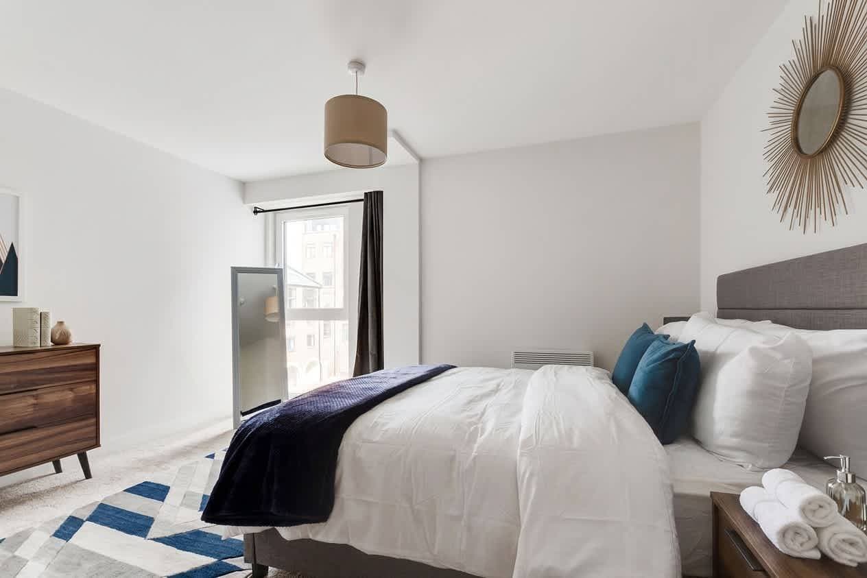 Foto 7 von 13: Modern & Spacious 1 Bed Flat in a Converted Mill