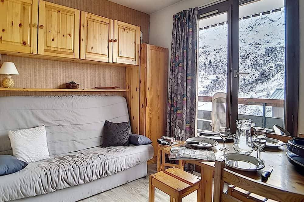 Foto 5 von 15: Funktionelles Studio in Menuires, nahe Pisten, Balkon