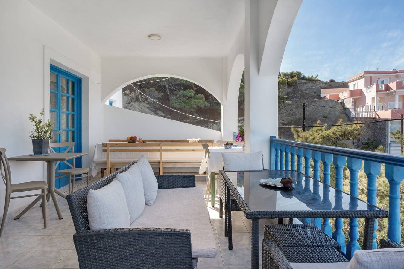 Foto 6 von 34: Studio-Apartment 'Double No 1' mit Meerblick, WLAN und Klimaanlage