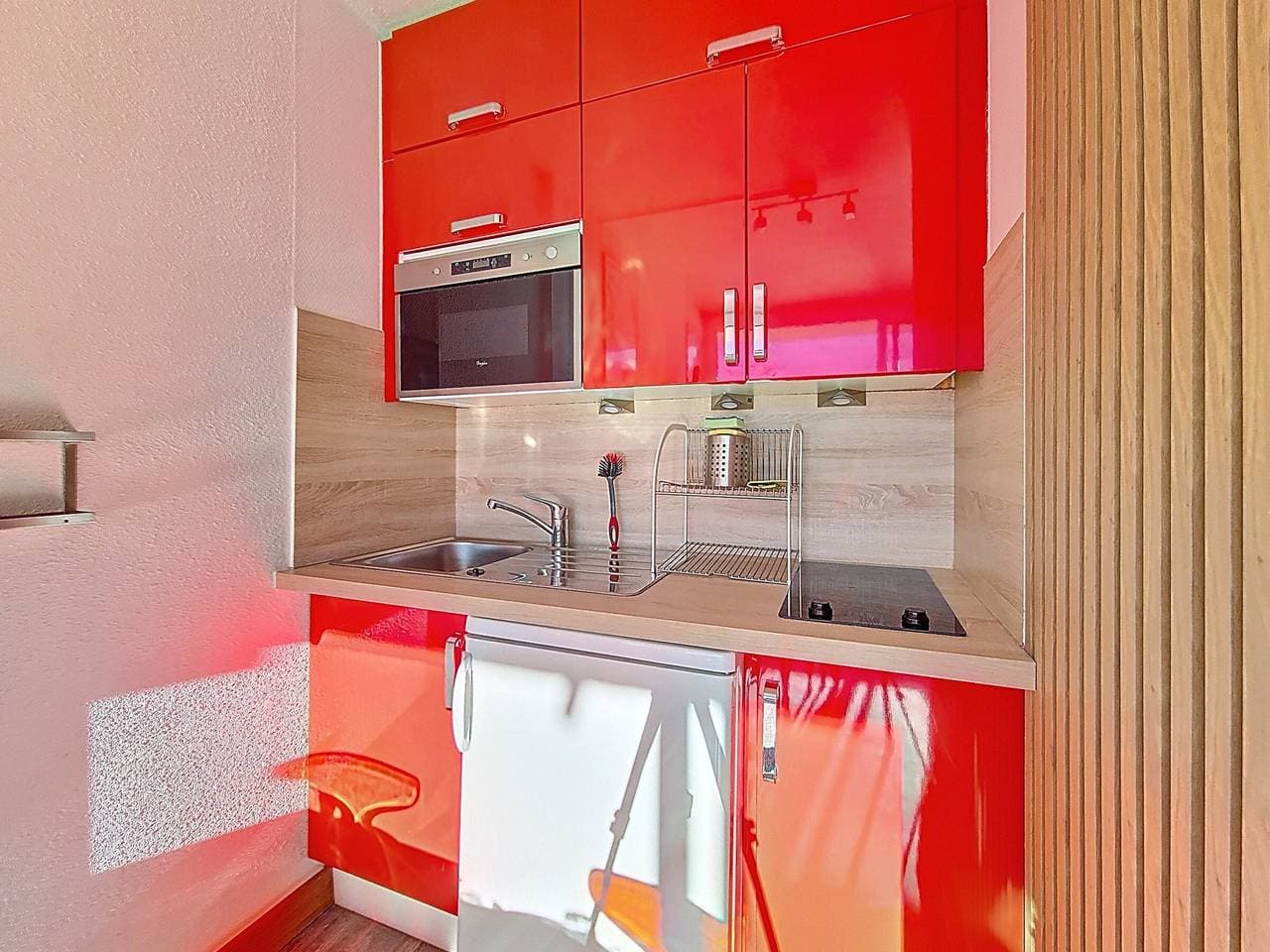 Foto 5 von 18: Renoviertes helles Studio, Ski-in/Ski-out, Balkon, 3 Personen