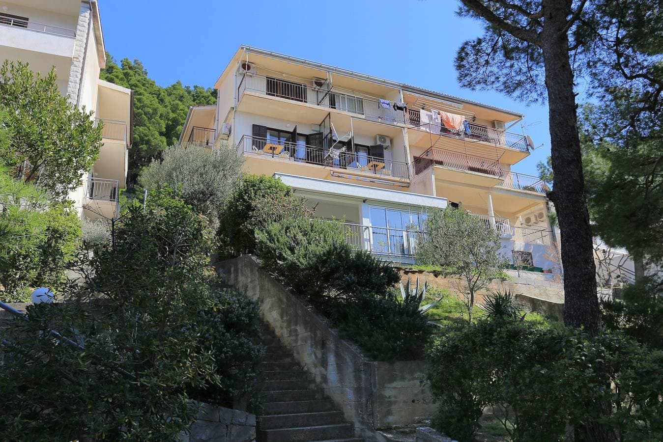 Foto 6 von 24: Studio Appartement mit Balkon und Meerblick Brela, Makarska -a