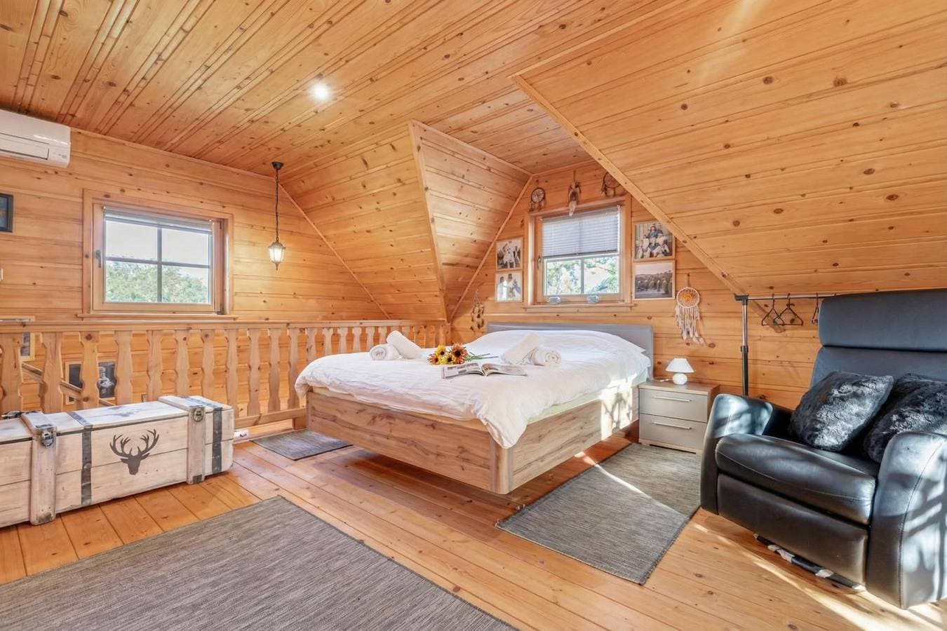Foto 9 von 18: Vilinka Log Cabin with Sauna