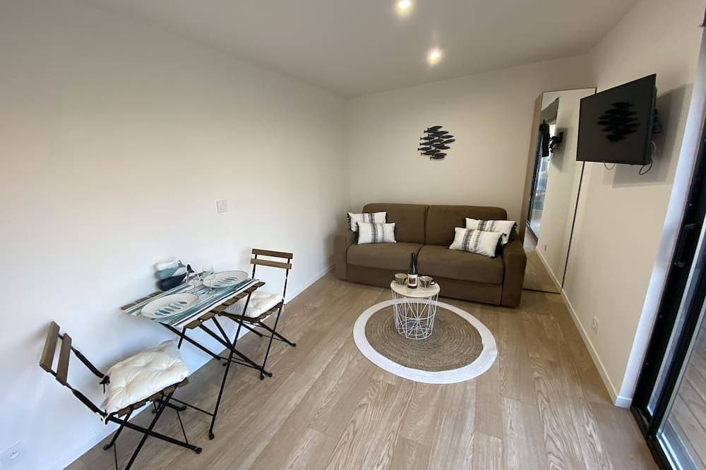 Foto 5 von 16: Beach Loft, new comfortable 20m2 studio, 50 m from the beach, Le Poudu, South Brittany