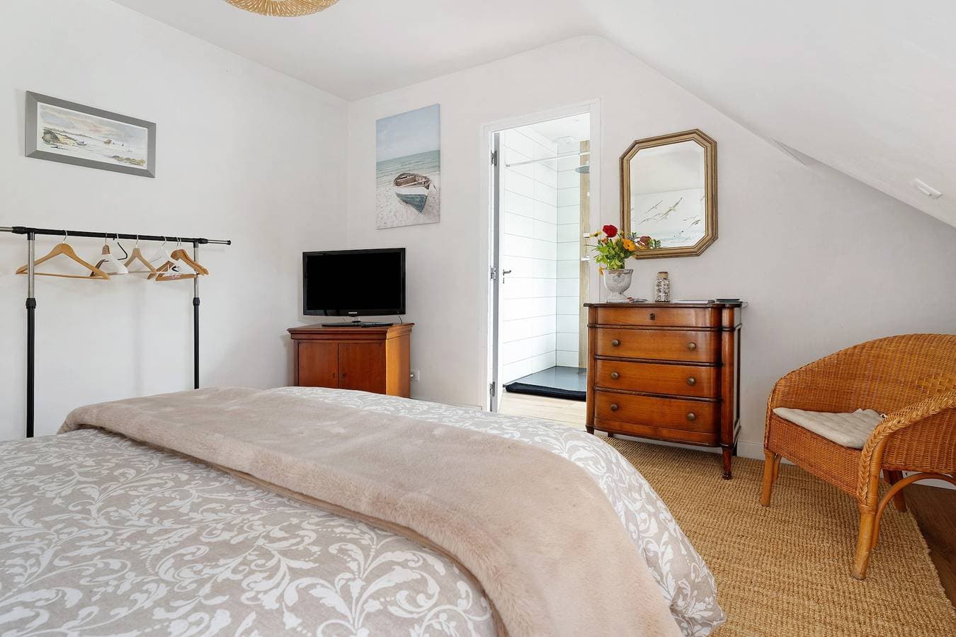 Foto 11 von 23: Bed & Breakfast 'Les Goélands - 1' mit Gemeinschaftsgarten und WLAN