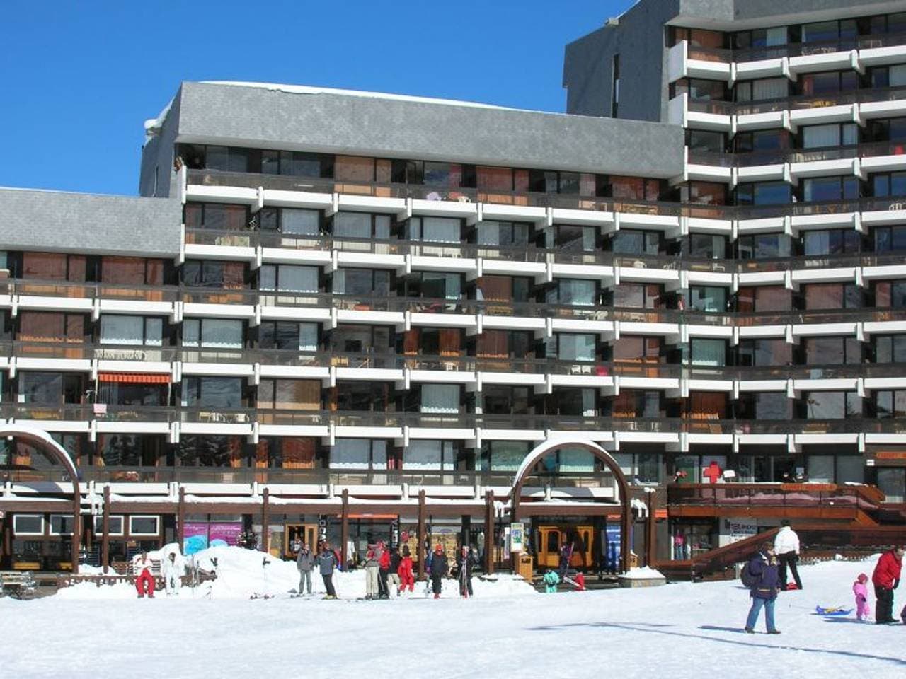 Foto 12 von 16: Studio 4 Pers Ski-in/Ski-out Les Menuires, Haustiere erlaubt