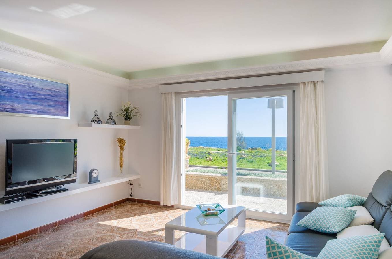 Foto 10 von 63: Can Rosito - Ferienhaus mit Meerblick in Cala Morlanda. WiFi gratis