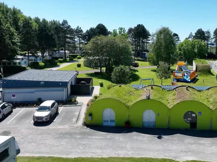 Foto 9 von 28: Flower Camping Le Rompval - Unterkunft 2 personen - Camp Etoile 4m² - speziell für Wanderer / Radfahrer