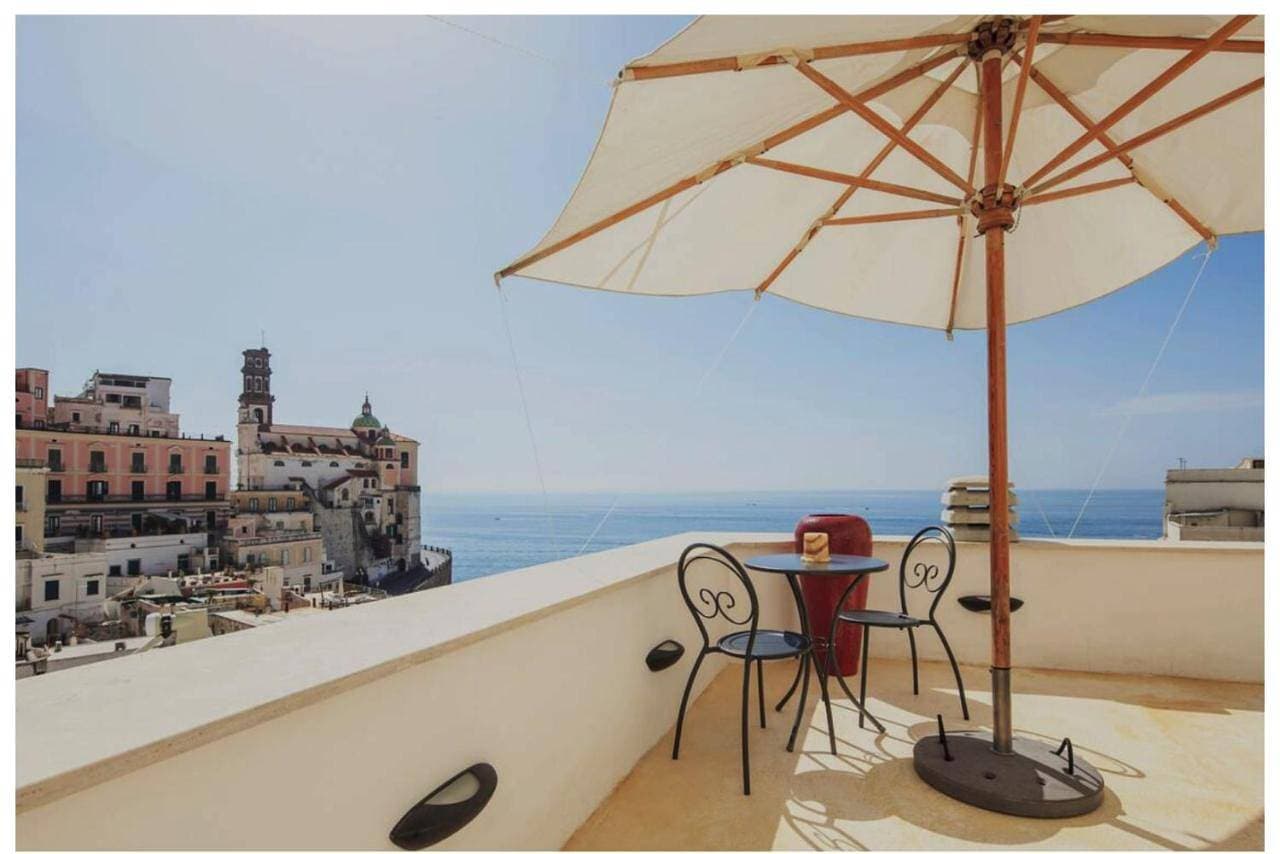 Amalfi 2 rooms 1fl no terrace 2fl private terrace sea view 1