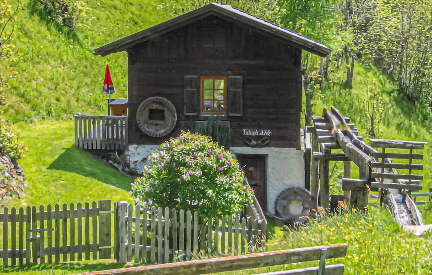 Foto 6 von 14: Familienwohnung mit Panoramablick in der Nähe des Flusses Gail – inklusive Parkplatz und Küche