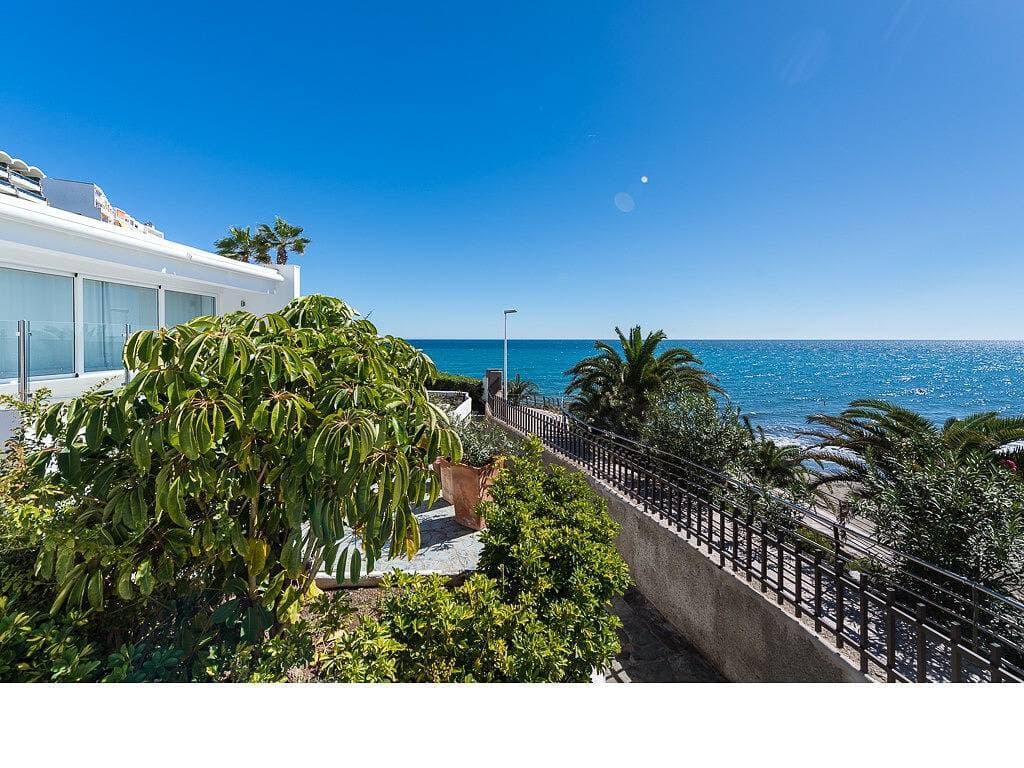 Foto 3 von 40: Ferienhaus Chalet en la playa San Agustin mit Meerblick, Balkon, Klimaanlage und WLAN