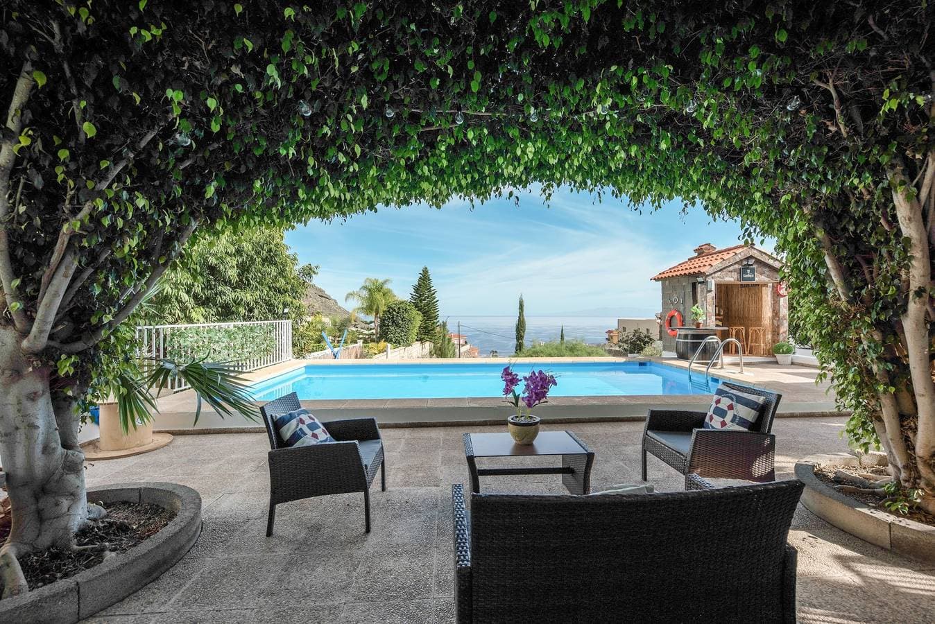 Foto 2 von 38: Ferienhaus 'Casa Reina Del Atlántico' mit Meerblick, privatem Pool und WLAN