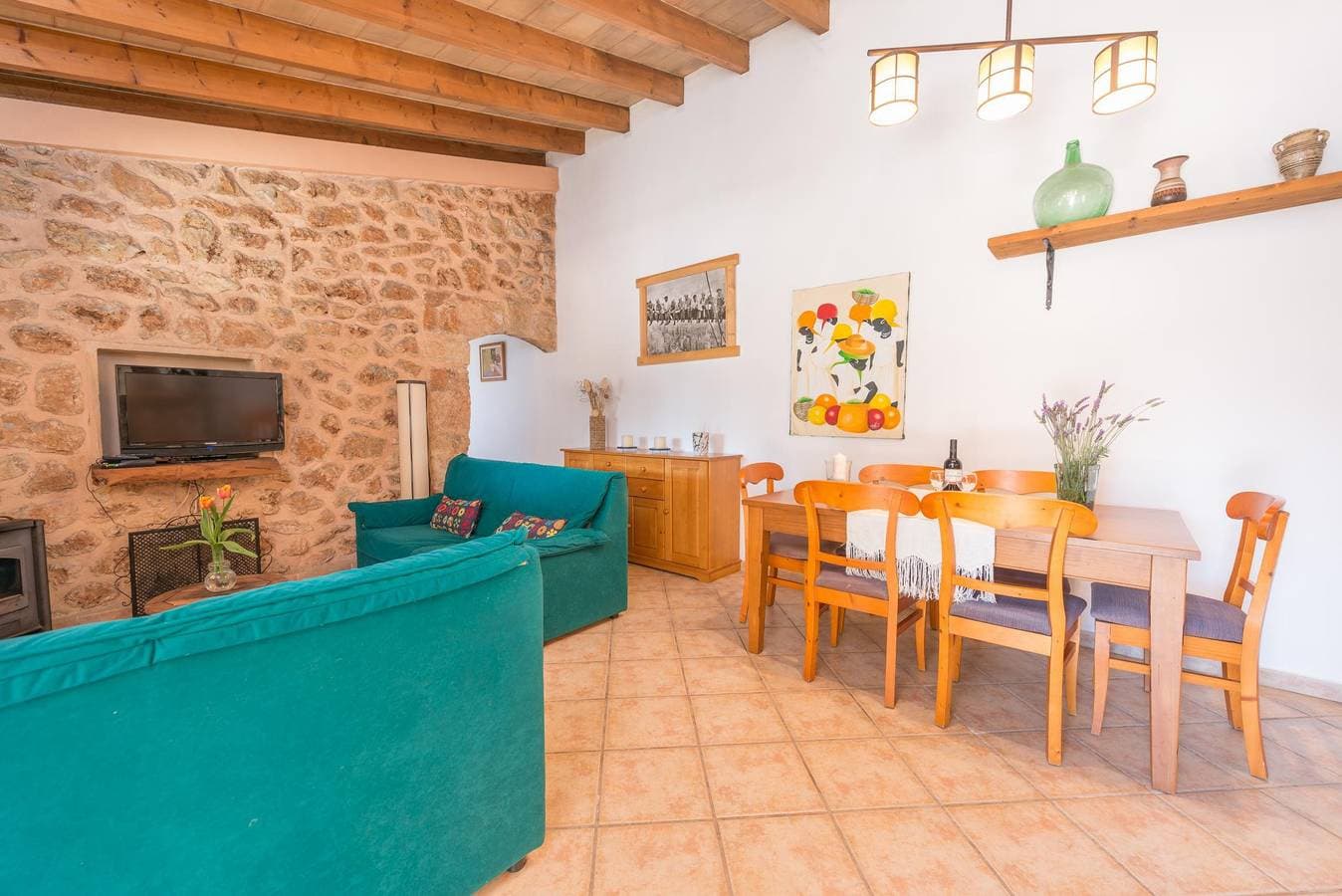 Foto 8 von 35: Can Rafalino - Ferienhaus mit privaten Pool in Inca. WiFi gratis