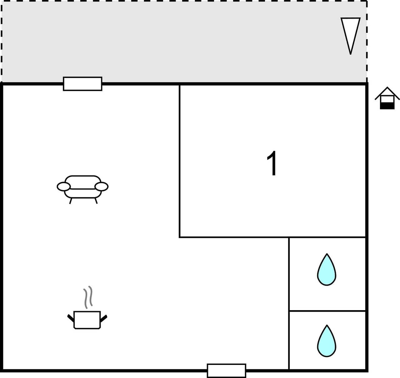 Foto 13 von 13: Rückzugsort am Strand mit Garten und Parkplatz
