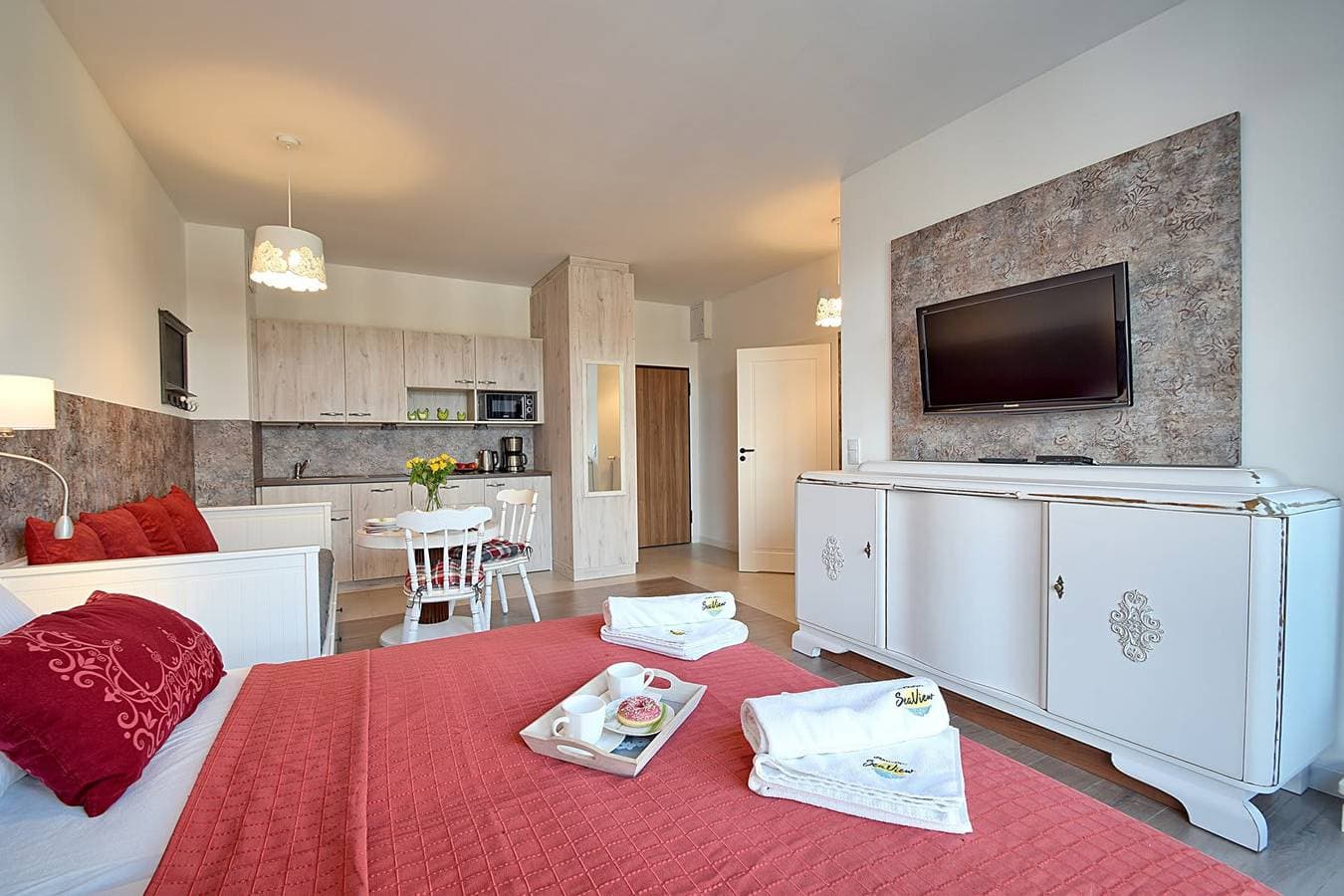 Foto 9 von 20: Cozy Studio with Balcony | Parking | 500 m to the Beach