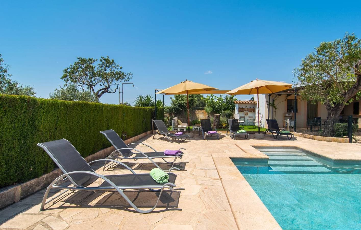 Foto 12 von 61: Gemütliche Wohnung mit Pool und Terrasse in Porreres