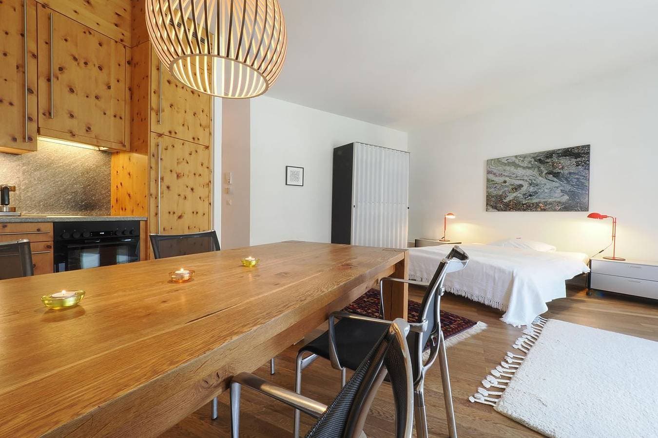Foto 8 von 29: Residenza Alpenrose 25 – Stilvolles Studio mit Blick auf den Silsersee
