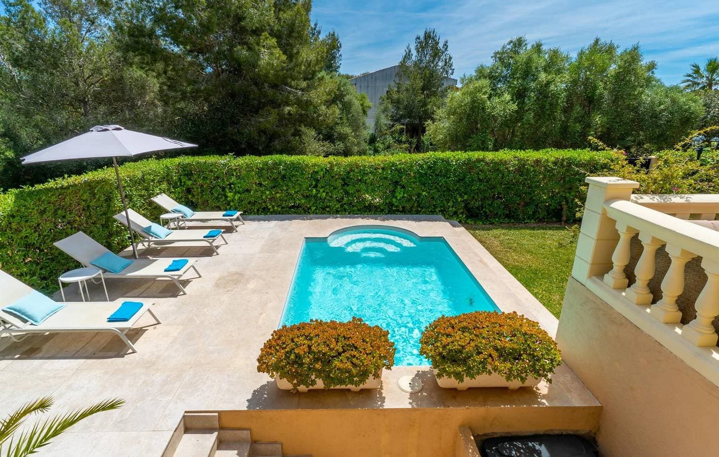 Foto 5 von 42: Luxus-Apartment mit Pool, Küche, AC - 300m zum Strand Cala Anguila