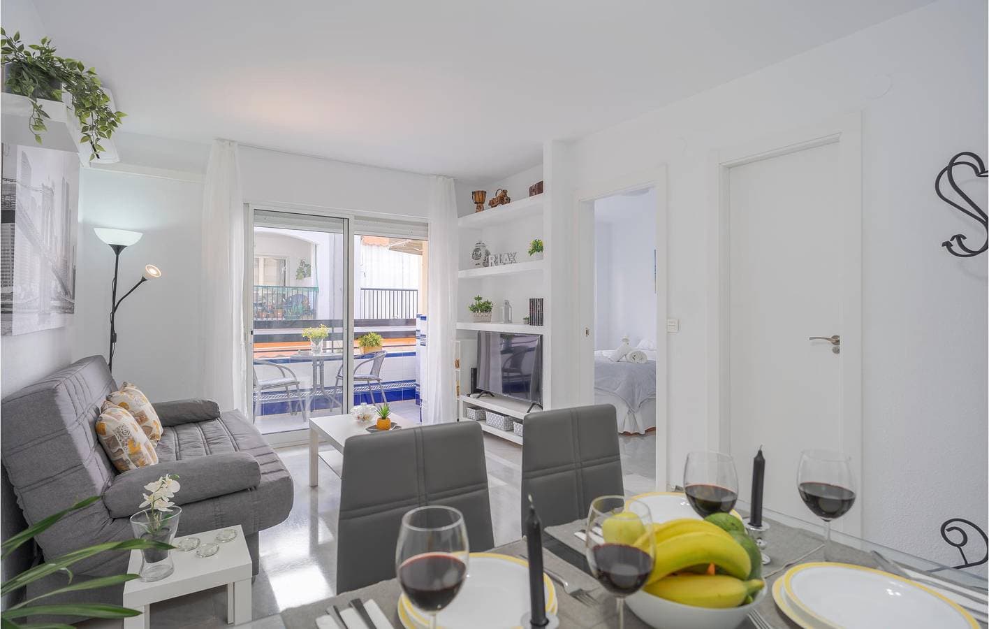 Foto 7 von 17: 70m² Wohnung mit Parkplatz, AC, Terrasse & WiFi in der Nähe von Playa Mati