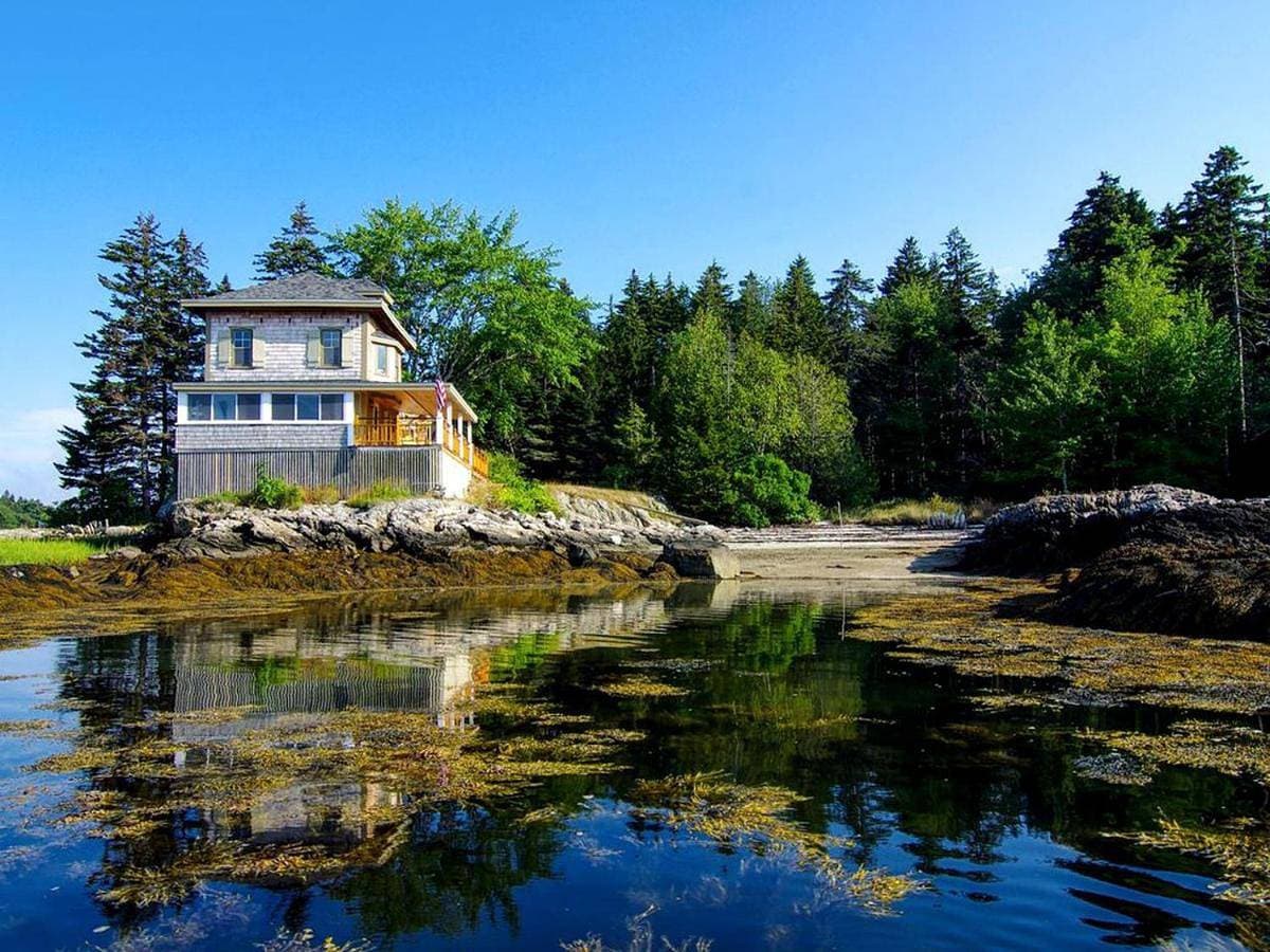 Incredible Cottage Vacation Rental in Mid Coast Maine with Private Beach near Brunswick, Maine 1