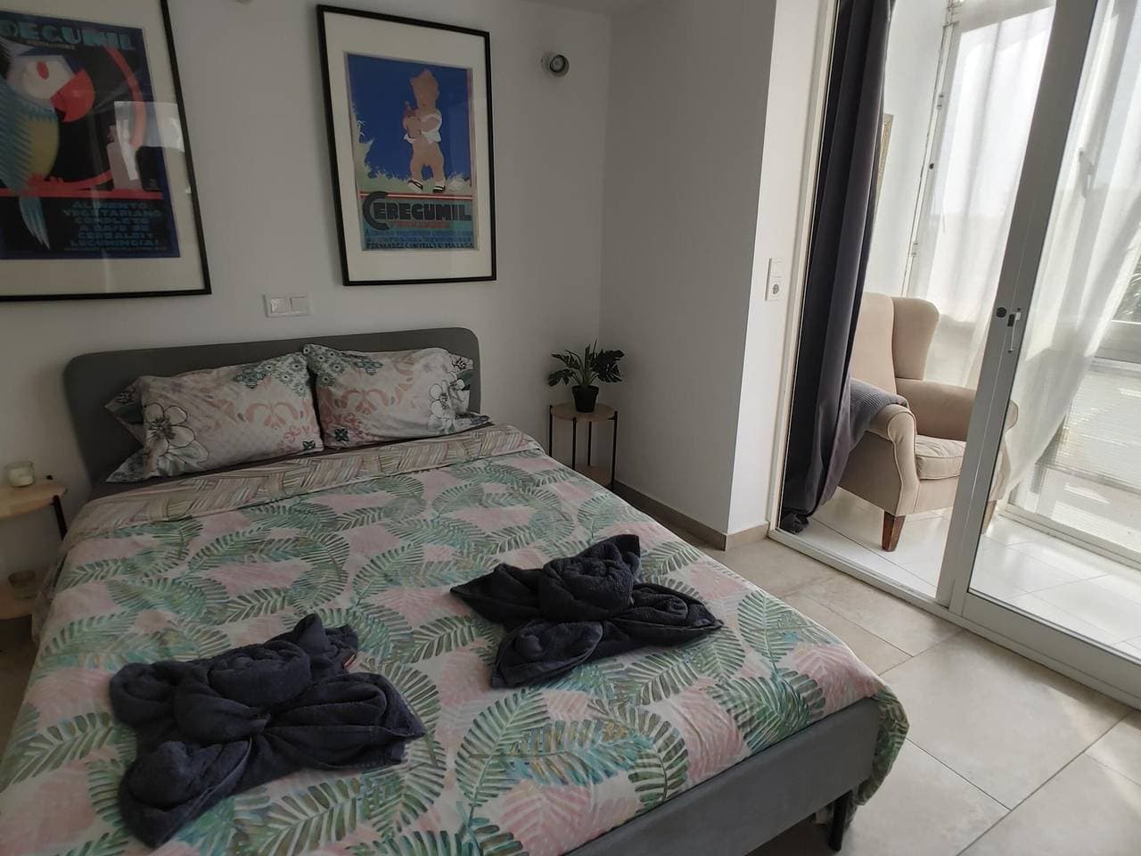 Zentrales Studio, 450 m zum Strand von Bajondillo, Balkon, schnelle WLAN 1