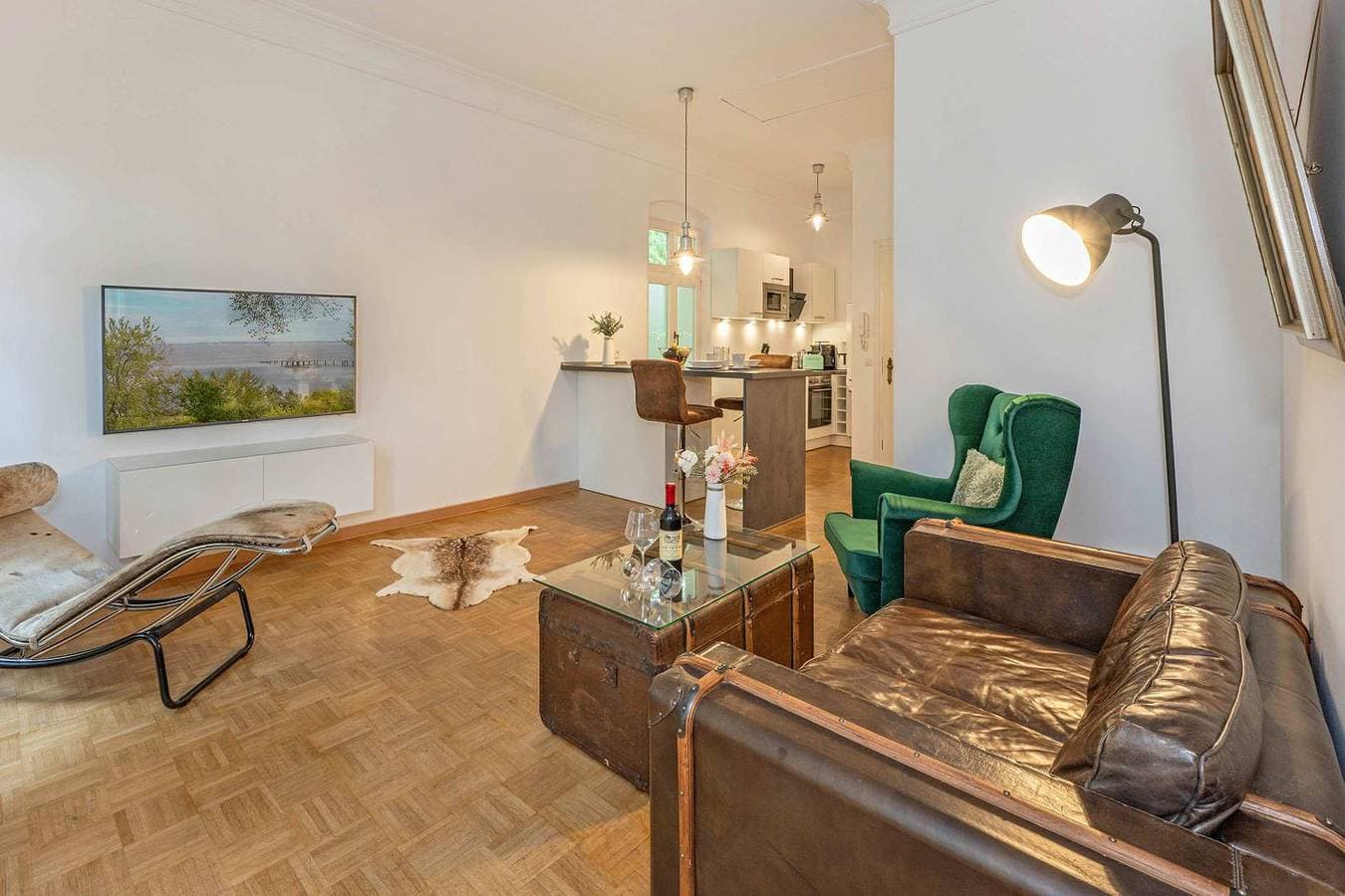 Foto 2 von 25: Wunderschöne Ferienwohnung in Heringsdorf mit Garten, nur 150 m zum Meer