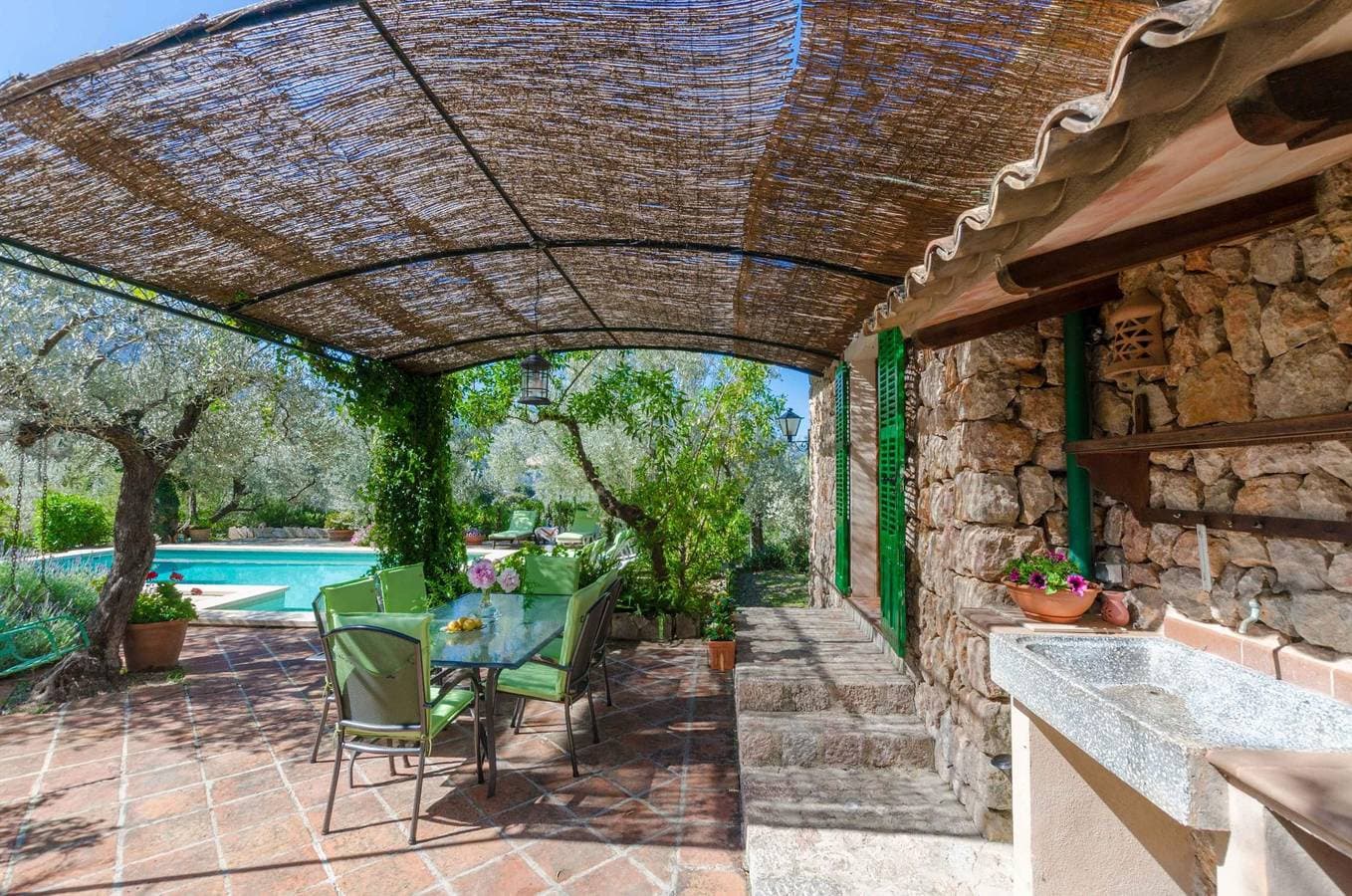Foto 8 von 47: S'Olivaret  - Ferienhaus mit privaten Pool in Fornalutx. WiFi gratis