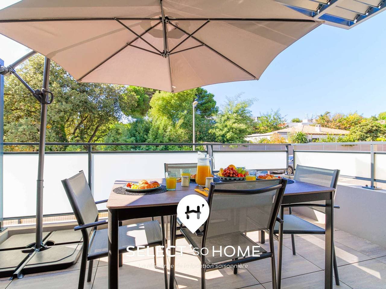 Foto 12 von 15: Helle Wohnung mit Pool und Garage in Bormes-les-Mimosas