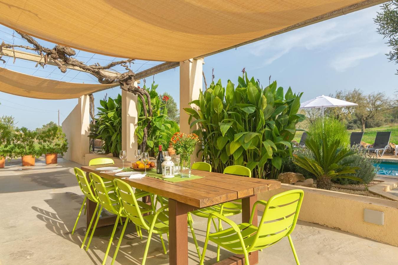 Foto 5 von 59: Son Indiot - Schönes Landhaus für 10 Personen mit privatem Pool. Wifi gibt es gratis.