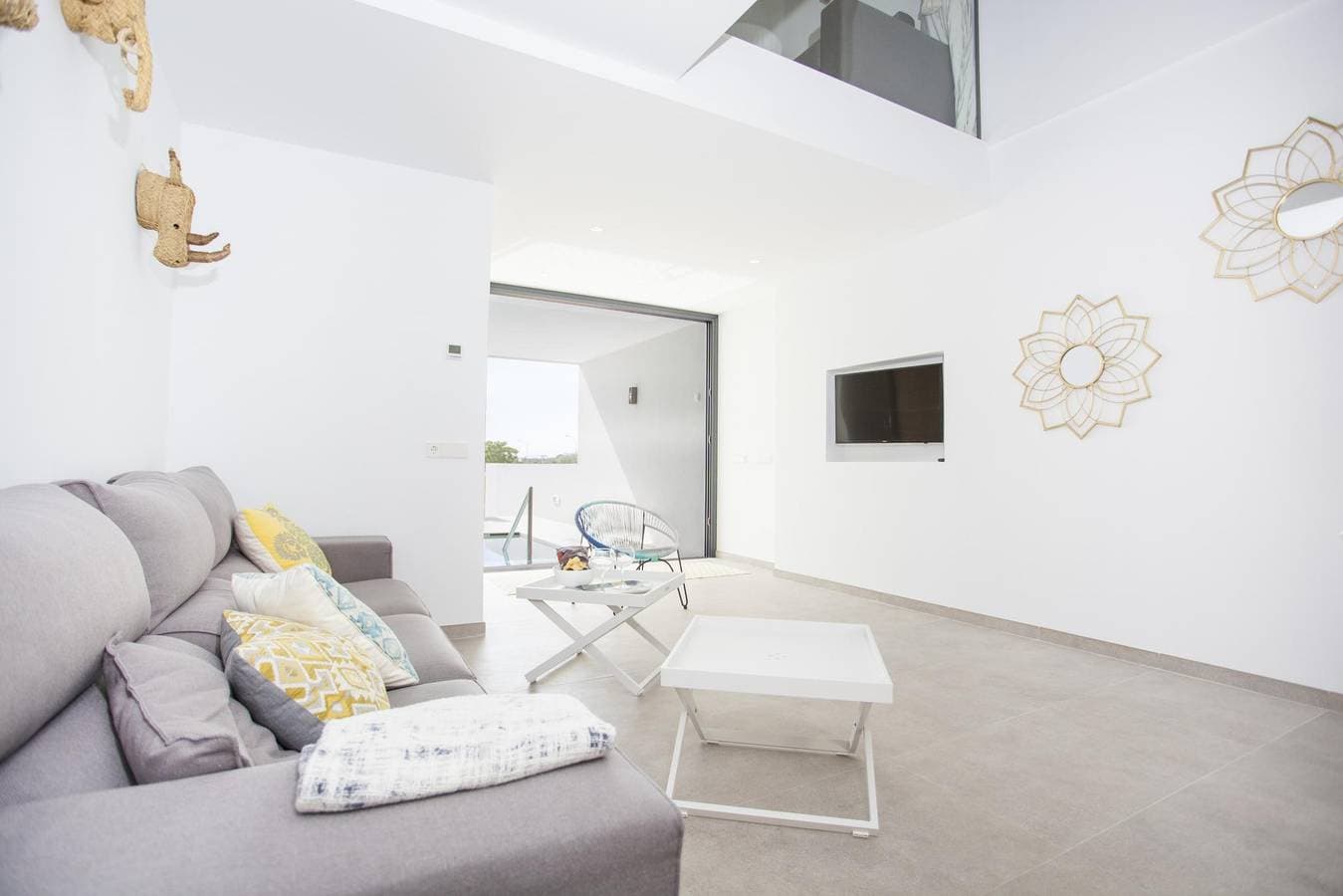 Foto 12 von 34: S'Aigua 5 - Ferienhaus mit privaten Pool in s'Illot. WiFi gratis