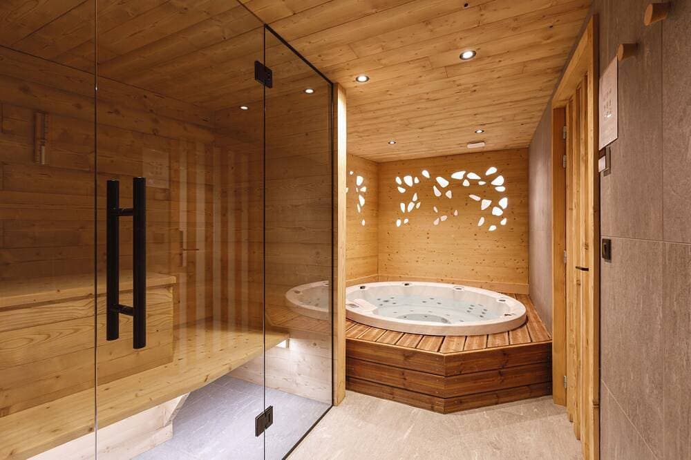 Chalet Bio Corti 4 Personnes Avec Bain à Remous et Sauna 1