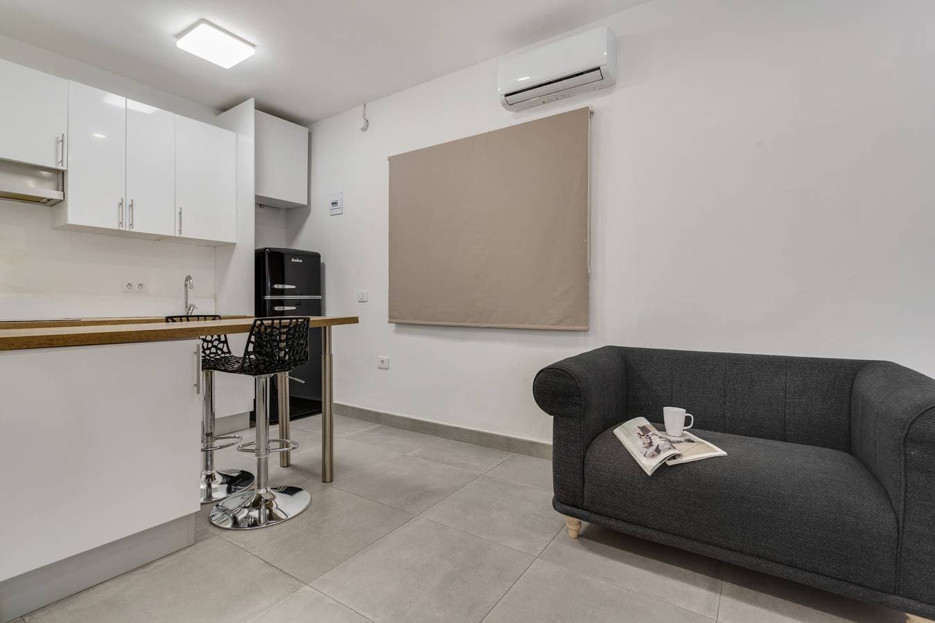 Foto 3 von 24: Ferienstudio 'Loft De Interior En El Centro' mit WLAN und Klimaanlage