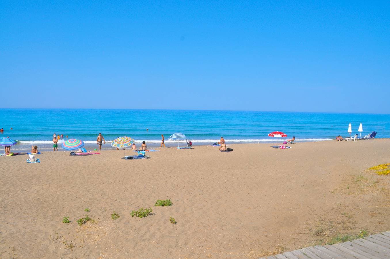 Strandhäuser Yannis am Agios Gordios Strand auf Korfu 1